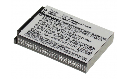 Аккумуляторная батарея SLB-10A для фотоаппаратов и видеокамер Samsung. Артикул iB-F394.