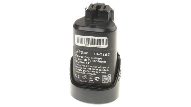Аккумуляторная батарея 2 607 336 333 для электроинструмента Bosch. Артикул iB-T182.Емкость (mAh): 1500. Напряжение (V): 10,8