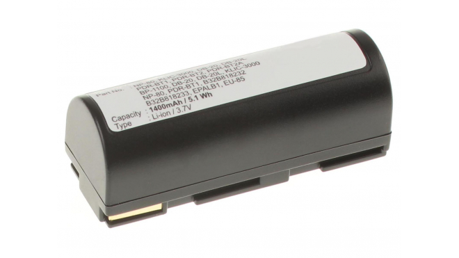 Аккумуляторная батарея PDR-BT1 для фотоаппаратов и видеокамер Toshiba. Артикул iB-F379.Емкость (mAh): 1400. Напряжение (V): 3,7