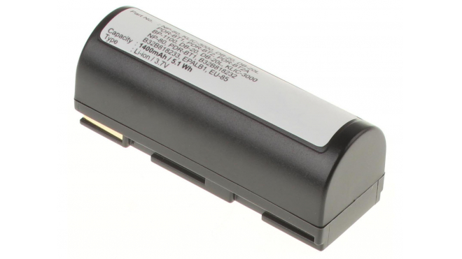 Аккумуляторная батарея NP-80 для фотоаппаратов и видеокамер Mitsubishi. Артикул iB-F379.Емкость (mAh): 1400. Напряжение (V): 3,7