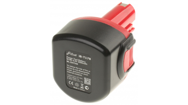 Аккумуляторная батарея 2 607 335 469 для электроинструмента Bosch. Артикул iB-T178.Емкость (mAh): 2100. Напряжение (V): 9,6