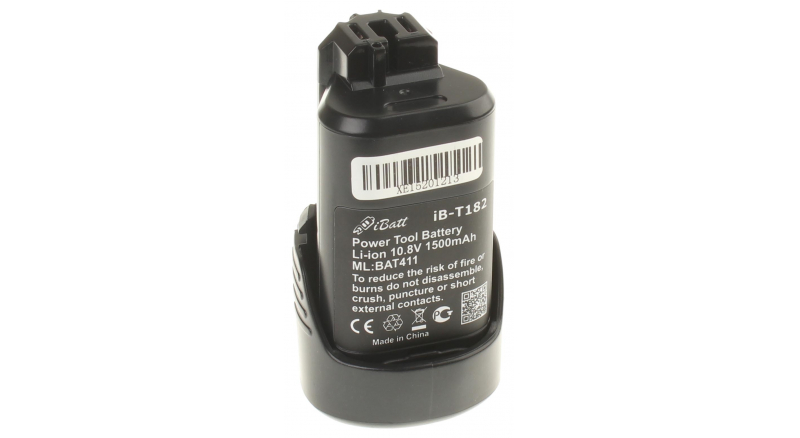 Аккумуляторная батарея 2 607 336 333 для электроинструмента Bosch. Артикул iB-T182.Емкость (mAh): 1500. Напряжение (V): 10,8