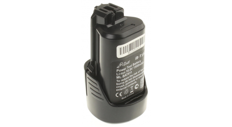 Аккумуляторная батарея 2 607 336 996 для электроинструмента Bosch. Артикул iB-T182.Емкость (mAh): 1500. Напряжение (V): 10,8