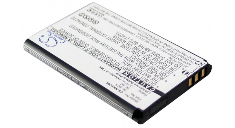 Аккумуляторная батарея BL-5C для телефонов, смартфонов BBK. Артикул iB-M1413.Емкость (mAh): 750. Напряжение (V): 3,7