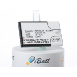 Аккумуляторная батарея iBatt iB-M2034 для телефонов, смартфонов VertuЕмкость (mAh): 1200. Напряжение (V): 3,7