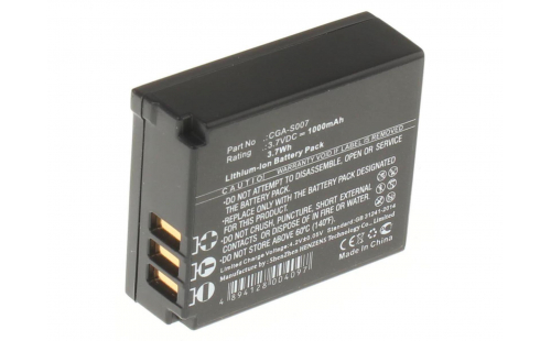 Аккумуляторная батарея CGR-S007E для фотоаппаратов и видеокамер Panasonic. Артикул iB-F218.