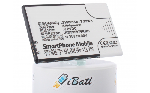 Аккумуляторная батарея для телефона, смартфона Huawei Ascend G610T. Артикул iB-M560.