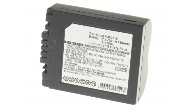 Аккумуляторная батарея BP-DC5 U для фотоаппаратов и видеокамер Leica. Артикул iB-F318.Емкость (mAh): 750. Напряжение (V): 7,4