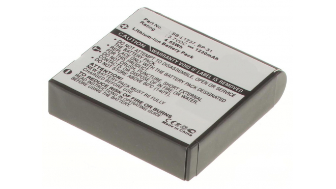 Аккумуляторная батарея iBatt iB-F255 для фотокамер и видеокамер SigmaЕмкость (mAh): 1230. Напряжение (V): 3,7