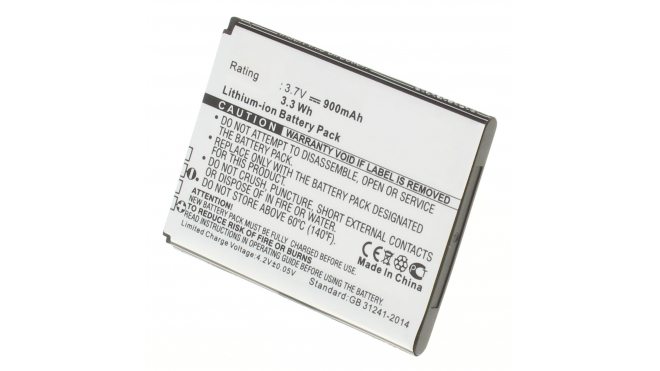 Аккумуляторная батарея iBatt iB-M447 для телефонов, смартфонов TCLЕмкость (mAh): 900. Напряжение (V): 3,7