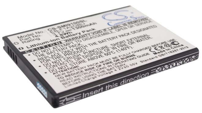 Аккумуляторная батарея EB-L102GBK для телефонов, смартфонов NTT DoCoMo. Артикул iB-M1015.Емкость (mAh): 1300. Напряжение (V): 3,7