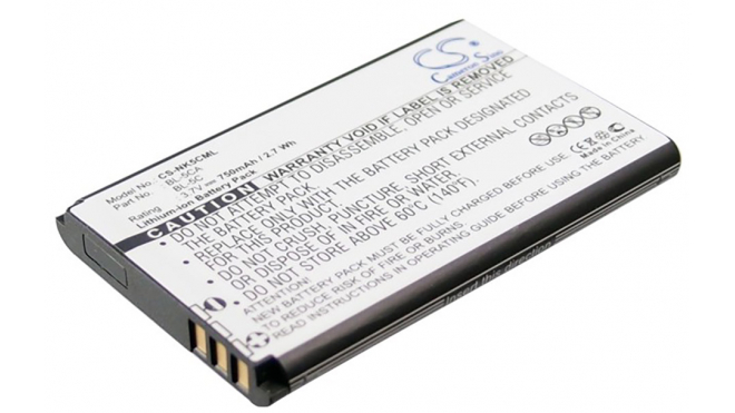 Аккумуляторная батарея BL-5C для телефонов, смартфонов TECNO. Артикул iB-M1413.Емкость (mAh): 750. Напряжение (V): 3,7