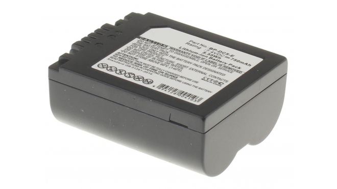 Аккумуляторная батарея CS-PDS006 для фотоаппаратов и видеокамер Leica. Артикул iB-F318.Емкость (mAh): 750. Напряжение (V): 7,4