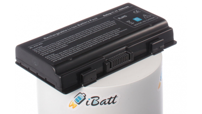Аккумуляторная батарея для ноутбука Asus PRO52RL. Артикул iB-A182H.Емкость (mAh): 5200. Напряжение (V): 11,1