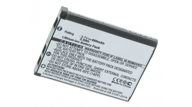 Аккумуляторная батарея BP-DC17 для фотоаппаратов и видеокамер ALBA. Артикул iB-F480.Емкость (mAh): 660. Напряжение (V): 3,7