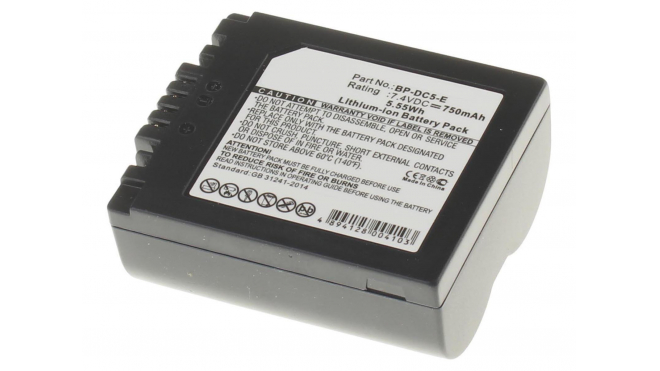 Аккумуляторная батарея CGR-S006A/1B для фотоаппаратов и видеокамер Panasonic. Артикул iB-F318.Емкость (mAh): 750. Напряжение (V): 7,4
