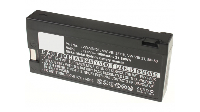 Аккумуляторная батарея VW-VB31 для фотоаппаратов и видеокамер Zenith. Артикул iB-F375.Емкость (mAh): 1800. Напряжение (V): 12