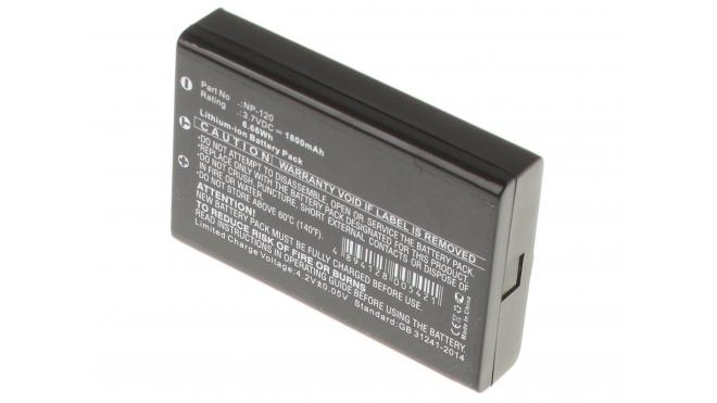 Аккумуляторная батарея iBatt iB-F389 для фотокамер и видеокамер SpeedЕмкость (mAh): 1800. Напряжение (V): 3,7