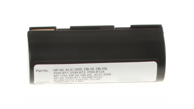 Аккумуляторная батарея PDR-BT2 для фотоаппаратов и видеокамер Mitsubishi. Артикул iB-F379.Емкость (mAh): 1400. Напряжение (V): 3,7