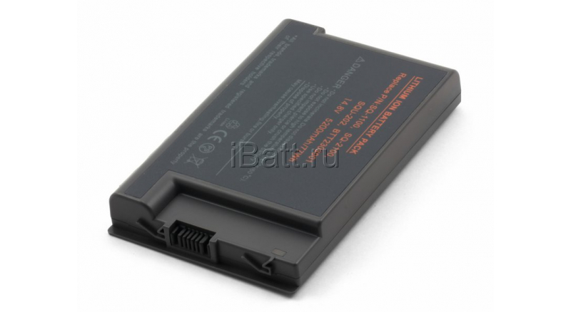 Аккумуляторная батарея BATSQU202(Z) для ноутбуков Quanta. Артикул 11-1268.Емкость (mAh): 4400. Напряжение (V): 14,8