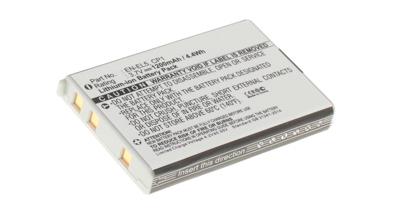 Аккумуляторная батарея iBatt iB-F189 для фотокамер и видеокамер NikonЕмкость (mAh): 1200. Напряжение (V): 3,7
