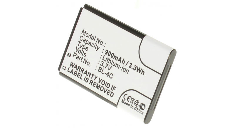 Аккумуляторная батарея JB-4C для телефонов, смартфонов BLU. Артикул iB-M348.Емкость (mAh): 900. Напряжение (V): 3,7