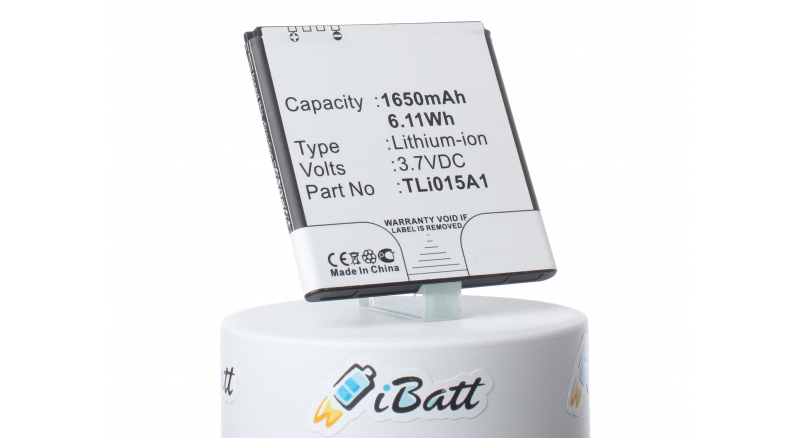 Аккумуляторная батарея iBatt iB-M730 для телефонов, смартфонов BASEЕмкость (mAh): 1650. Напряжение (V): 3,7