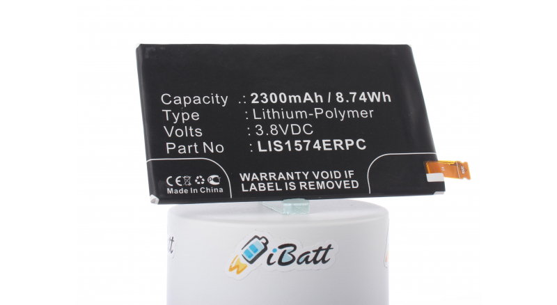 Аккумуляторная батарея iBatt iB-M955 для телефонов, смартфонов Sony EricssonЕмкость (mAh): 2300. Напряжение (V): 3,8
