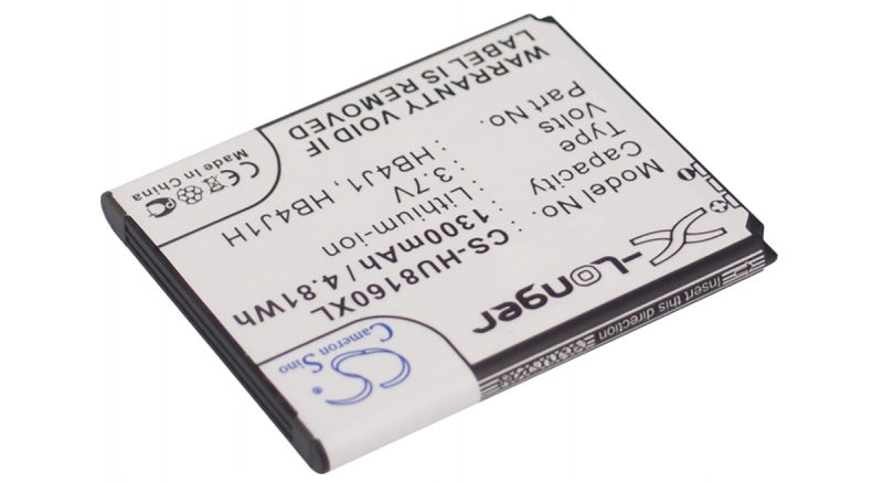 Аккумуляторная батарея iBatt iB-M1134 для телефонов, смартфонов METROPCSЕмкость (mAh): 1300. Напряжение (V): 3,7