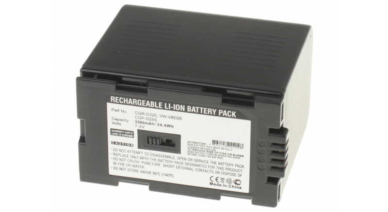 Аккумуляторная батарея iBatt iB-F316 для фотокамер и видеокамер HitachiЕмкость (mAh): 3300. Напряжение (V): 7,4
