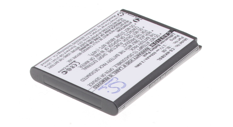 Аккумуляторная батарея BL-5B для фотоаппаратов и видеокамер Nokia. Артикул iB-F655.Емкость (mAh): 550. Напряжение (V): 3,7