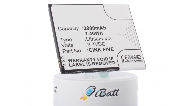 Аккумуляторная батарея iBatt iB-M835 для телефонов, смартфонов WikoЕмкость (mAh): 2000. Напряжение (V): 3,7