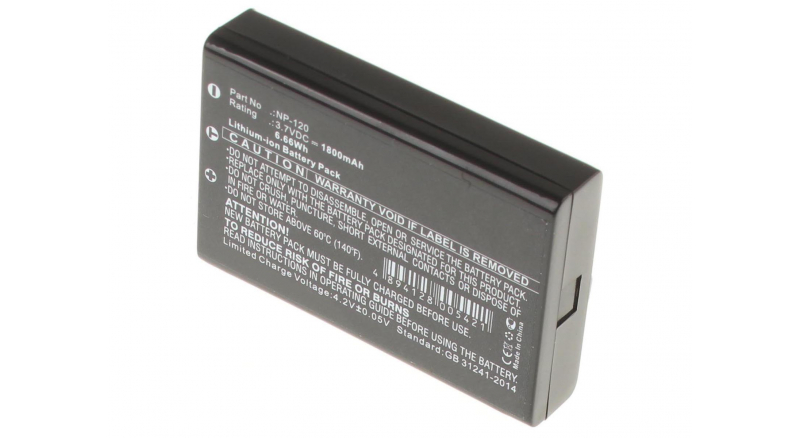 Аккумуляторная батарея PA3790U-1CAM для фотоаппаратов и видеокамер Toshiba. Артикул iB-F389.Емкость (mAh): 1800. Напряжение (V): 3,7