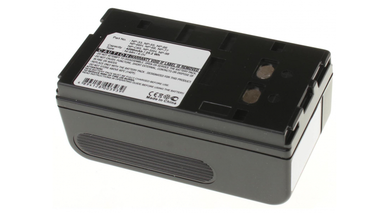 Аккумуляторная батарея iBatt iB-F381 для фотокамер и видеокамер SharpЕмкость (mAh): 4200. Напряжение (V): 6