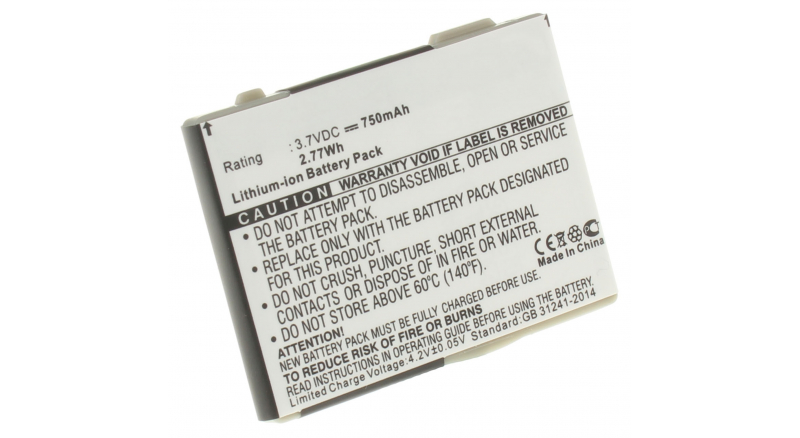 Аккумуляторная батарея iBatt iB-M203 для телефонов, смартфонов BenQ-SiemensЕмкость (mAh): 750. Напряжение (V): 3,7