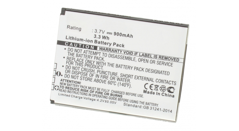 Аккумуляторная батарея для телефона, смартфона Alcatel OT-891. Артикул iB-M447.Емкость (mAh): 900. Напряжение (V): 3,7