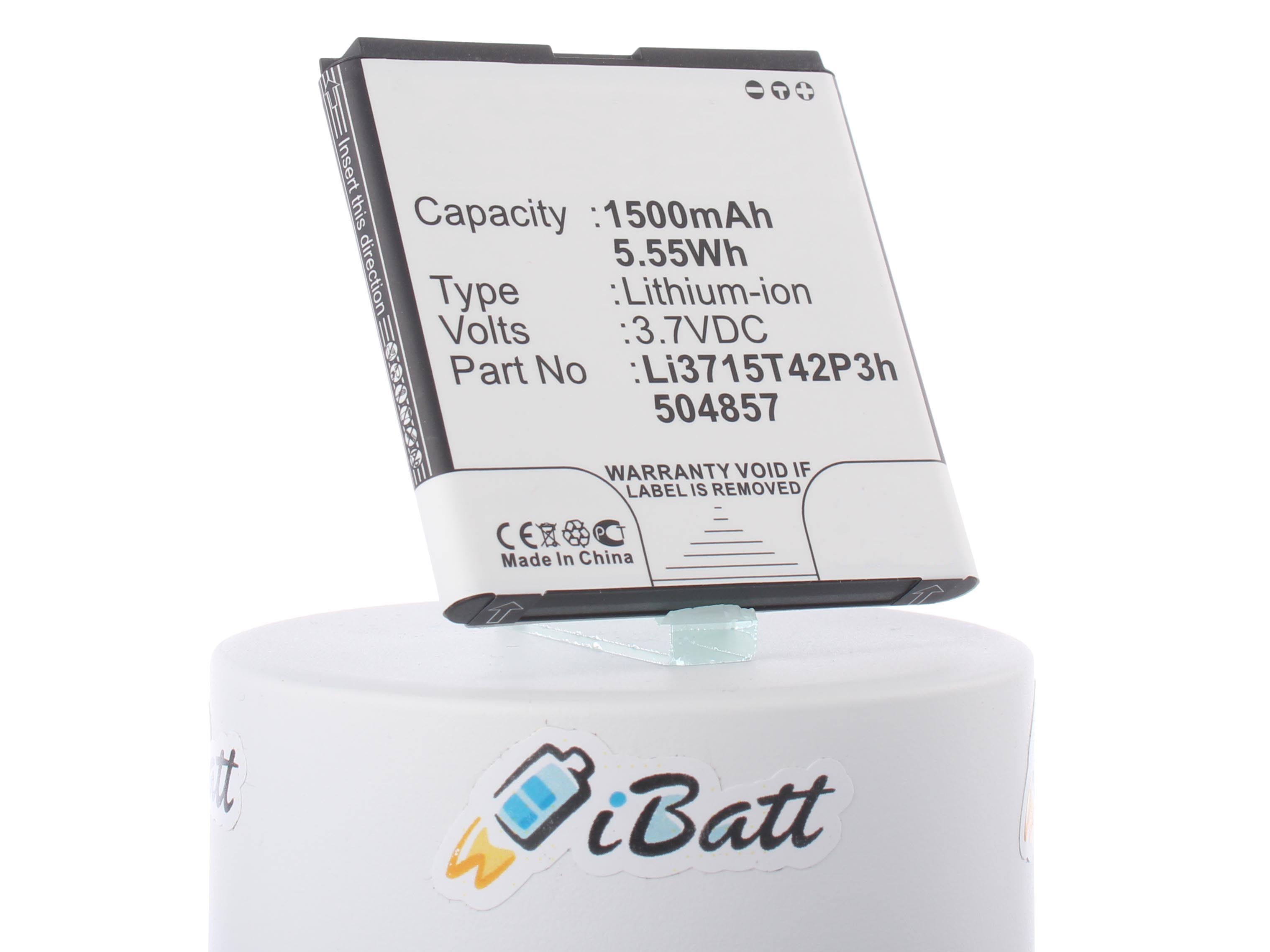 Аккумуляторная батарея iBatt iB-M970 для телефонов, смартфонов БилайнЕмкость (mAh): 1500. Напряжение (V): 3,7