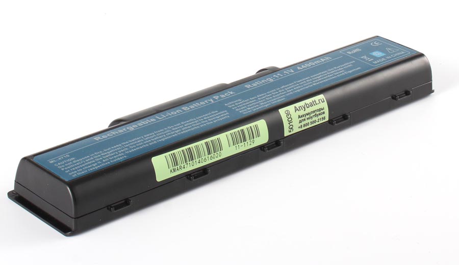 Аккумуляторная батарея для ноутбука eMachines G725-452G25Miks. Артикул 11-1129.Емкость (mAh): 4400. Напряжение (V): 11,1