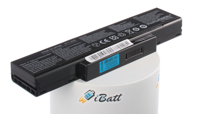 Аккумуляторная батарея BTY-M68 для ноутбуков Quanta. Артикул iB-A229H.Емкость (mAh): 5200. Напряжение (V): 11,1