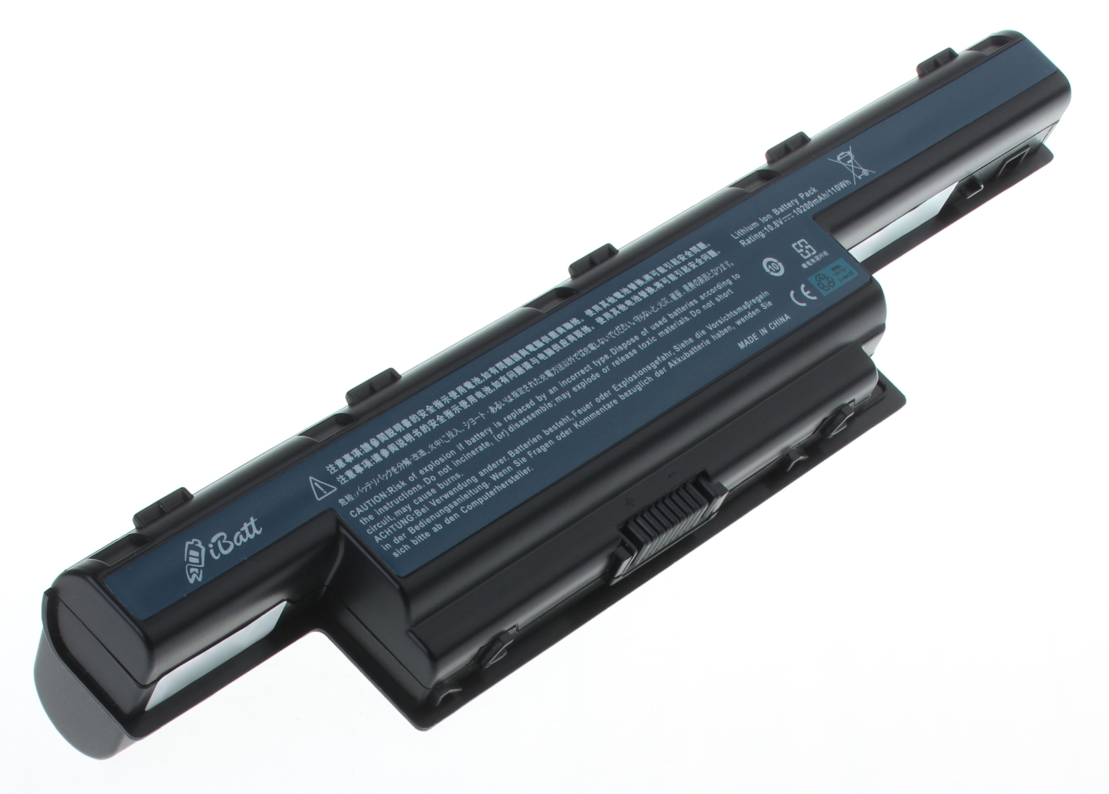 Аккумуляторная батарея BT.00403.021 для ноутбуков Acer. Артикул iB-A225X.Емкость (mAh): 10200. Напряжение (V): 11,1