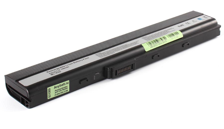Аккумуляторная батарея для ноутбука Asus X52JK. Артикул 11-1132.Емкость (mAh): 4400. Напряжение (V): 10,8