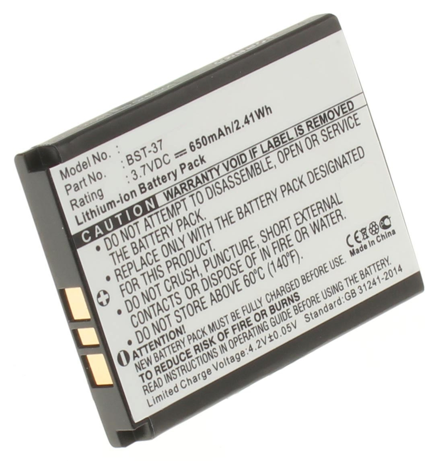 Аккумуляторная батарея для телефона, смартфона Sony Ericsson J210i. Артикул iB-M356.Емкость (mAh): 650. Напряжение (V): 3,7
