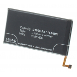 Аккумуляторная батарея для телефона, смартфона Samsung SM-G9708/DS. Артикул iB-M3388.Емкость (mAh): 3100. Напряжение (V): 3,85