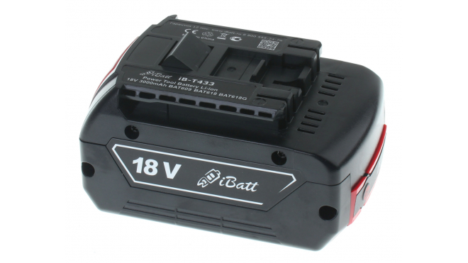 Аккумуляторная батарея для электроинструмента Bosch 26618. Артикул iB-T433.Емкость (mAh): 3000. Напряжение (V): 18