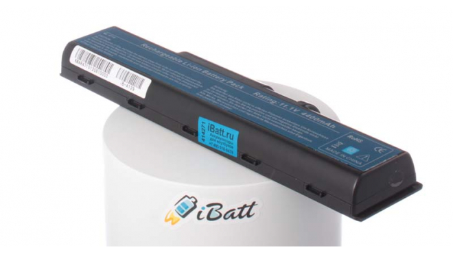 Аккумуляторная батарея для ноутбука eMachines G625. Артикул iB-A129.Емкость (mAh): 4400. Напряжение (V): 11,1