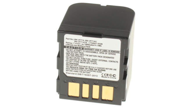 Аккумуляторные батареи для фотоаппаратов и видеокамер JVC GZ-MG77EKЕмкость (mAh): 1500. Напряжение (V): 7,4