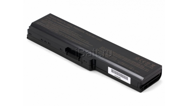 Аккумуляторная батарея для ноутбука Toshiba Satellite L670-10N. Артикул 11-1486.Емкость (mAh): 4400. Напряжение (V): 10,8