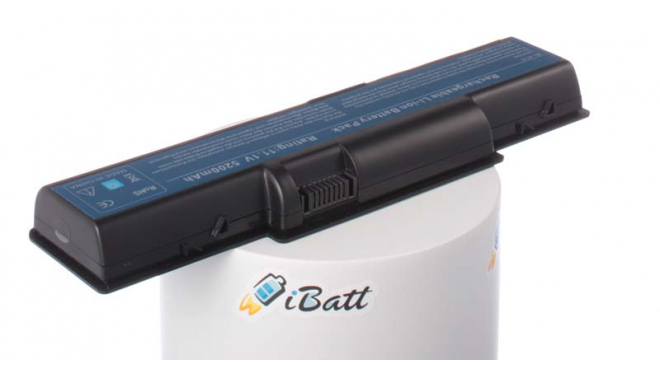 Аккумуляторная батарея для ноутбука Gateway NV5386U. Артикул iB-A129H.Емкость (mAh): 5200. Напряжение (V): 11,1