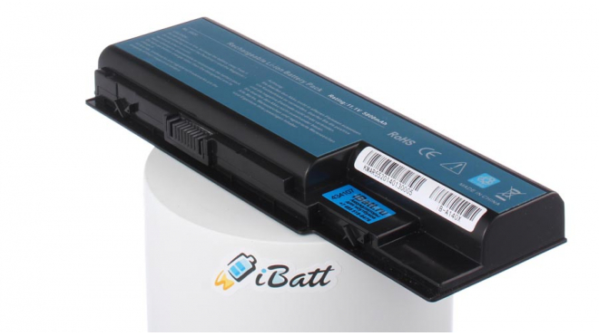 Аккумуляторная батарея для ноутбука Acer TravelMate 7230. Артикул iB-A140X.Емкость (mAh): 6800. Напряжение (V): 11,1