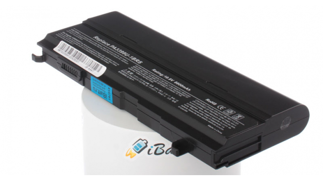 Аккумуляторная батарея для ноутбука Toshiba Satellite A100-661. Артикул iB-A447.Емкость (mAh): 8800. Напряжение (V): 10,8